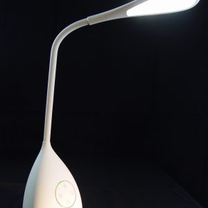 LED Rechargeable Table Lamp with Bladeless Touch Fan