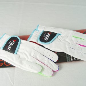 Kid’s White Microfiber Golf Gloves
